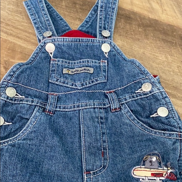 Warm, Lined Jean Overalls - Picture 2 of 8